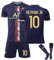 2023 P-S-G T-Shirt Enfant Maillots De Football #30 # 10 # 7 Ensemble De Formation De Football Maillot Local/visiteur, T-shirt Enfant, Cadeau Pour Enfants,#10-X,28
