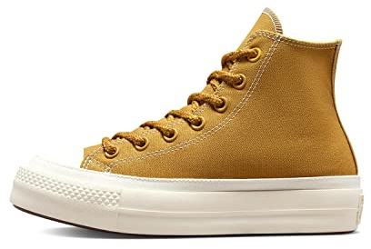 Converse Chuck Taylor All Star LIFT PLATFORM Sneaker gialla da Donna A04363C