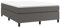 vidaXL Cadre à sommier tapissier en Similicuir Gris 140 x 200 cm, lit, Meuble de Couchage, sommier tapissier, Cadre de lit, lit Double, sommier tapissier, Lits Lits berceaux