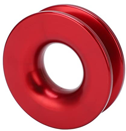 Winch Recovery Ring, Winch Soft Schäkel Recovery Ring, Ideal für die Verwendung mit Abschlepp- und Offroad-Rettungsfahrzeugen (Rot)