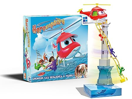 Megableu - Mega Blau | Herocopter | Action- und Reflexspiel | ab 5 Jahren | für 2 bis 4 Spieler | 678142