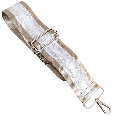 Breiter Taschengurt Schultergurt Tragegurt 5cm Breite Tasche Schulterriemen für Crossbody Bag Gurt Streifengurt (Khaki)