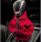 EHOTER Auto Schaltknauf Hoodie Shifter Überzug Kreative Gangschaltung Schalthebel Hoodie Abdeckung Universal Staubdicht Schutz Sweatshirt Schaltknauf Hoodie Car Gear Shift Cover (Rot)