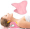 MOANATURA Nacken-Traktionskissen, Chiropraktisches Gerät zur Linderung von Nacken- und Schulterschmerzen, Entspannung und Dehnung des Zervikals, ergonomisches orthopädisches therapeutisches Kissen