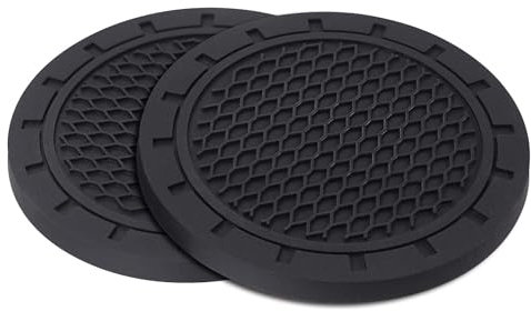LLTSNT 2PCS Car Cup Holder Coasters for Audi Q2 2016-2023,Non-Slip Car Interior Accessory for Car Cup Holder Anti-Spilt/Dust Car Cup Mat/Insert