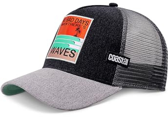 Coastal - NoBadDays (Black/Grey) - Trucker Cap Meshcap Hat Kappe Mütze Caps