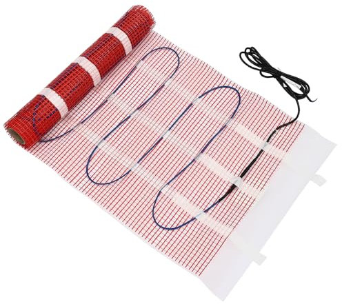 Floor Heating Pad 150W, 10ft² Floor Heating System with Digital Floor Sensing Thermostat WiFi Connection Heating Floor Mat