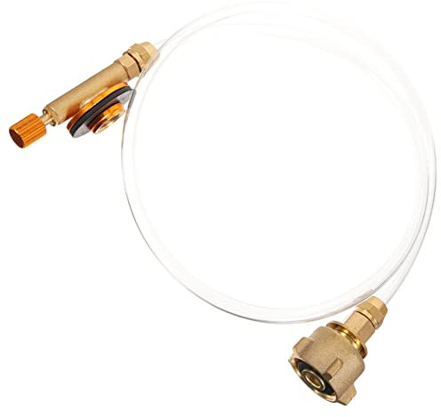 SKISUNO Adapter Gasflasche Adapter Für Gasflaschen Gasbefüllungsadapter Für Camping Gasflaschen Adapter Für Outdoor Gaskocher Kartusche Ventil Gasinflationsventil Für Gaskartuschen Mit Schraubgewinde