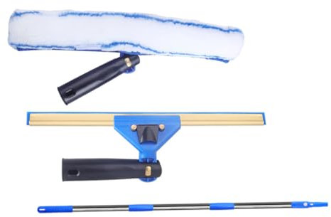 BESTYASH Kit Di Pulizia Per Tergivetro Estensibile Per Auto Strumento Per La Pulizia Dei Vetri Per Auto Senza Manico Stile Casuale