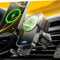 LISEN Handyhalterung Auto Mit Ladefunktion, ?15w Schnellaufladung? Induktive Ladestation Auto Android Wireless Car Charger, Kfz Ladegerät für Galaxy S25 S24 S23 S22 S21 S20 Ultra Schwarz