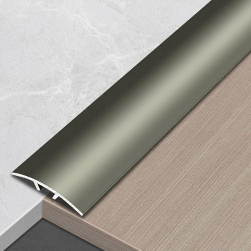VQWQV 90cm Bandes De Transition De Sol Baguettes De Finition en T en Aluminium Matériaux Stratifiés Le pour Joints De Moquette Seuils Et Carrelages(Green,W:3cm)