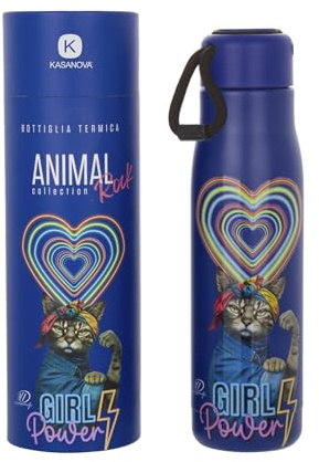 Bottiglia termica 500 ml Gatto rock Animal Collection