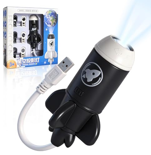 Indrnif Kleine Sternenhimmel Projektor USB-Aufladung,Planetarium Lampe Sternenhimmel für Schlafzimmer Kinder Erwachsene mit 12 Planeten Discs, Nebel/Mond/Himmels Galaxie, Starry Nachtlicht