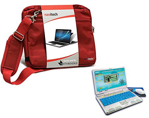 Navitech Sac de Transport Rouge Ordinateur Portable/Notebook Compatible avec VTech Challenger Laptop