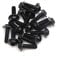 sourcing map 16 Stück Motorrad Verkleidung Schrauben Kit schwarzes Metall M6 x 20 mm Sechskant-Verkleidungsschrauben für Motorrad