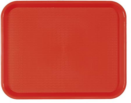 García de Pou 132.06 Bandeja Fast Food, 30.4 x 41.4 Cm, Rojo