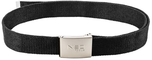 NEO TOOLS NEO Profi Arbeitsgürtel 130 cm Handwerkergürtel Gürtel | Schwarz Metallschnalle, mit Schnappverschluss Schnallengürtel Hosengürtel Werkzeuggürtel
