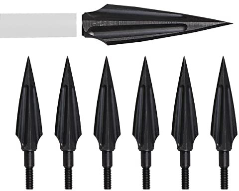 Huntingdoor 12er Pfeilspitzen Bogensport Jagdspitzen Außen Zieljagd Pfeilspitze für Carbonpfeile Holzpfeile Fiberglaspfeile