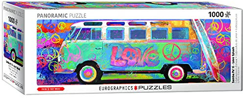 EuroGraphics 1000 Teile Panorama - Love Bus 6010-5549 mehrfarbig