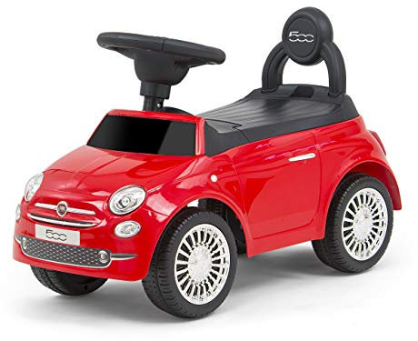 Milly Mally Porteur en Forme de Voiture Fiat 500 Milly Mally Rouge