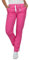 B-well Pantalon de Travail médical Dante 5 Poches, Unisexe avec Taille élastique et Poches arrières, Pantalon Uniforme avec Taille Moyenne et Taille élastique - Rose - XXL