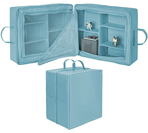 ONVAYA® Aufbewahrungsbox | hellblau | vielseitiger Multifunktions-Organizer | Aufbewahrungstasche aus Stoff | ideal für Spielzeug oder Koffer Organizer | Organizer-Box