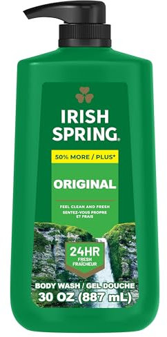 Irish Spring Original Clean Body Wash for Men, 30 Fl Oz