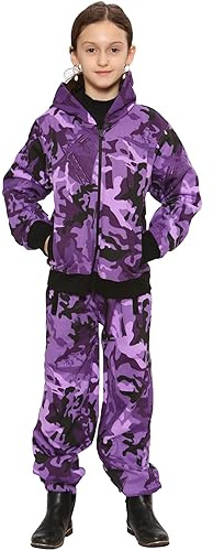 A2Z 4 Kids Kids Tracksuit Boys Girls Designer's Camouflage Print - T.S A2Z Camo Purple 3-4
