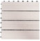 Piastrelle in Legno Piastrella Bianca 30x30cm, Piastrelle Decorative Ad Incastro per Esterni, Pavimentazione Durevole Impermeabile per Tutte Le Condizioni Atmosferiche per Terrazzo, Balcone, Giardino