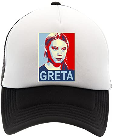 Hopestly Greta Thunberg Porträt Kappe Baseball Unisex Kinder des Jungen Mädchens Einstellbar Cap Unisex Boy's Girl's