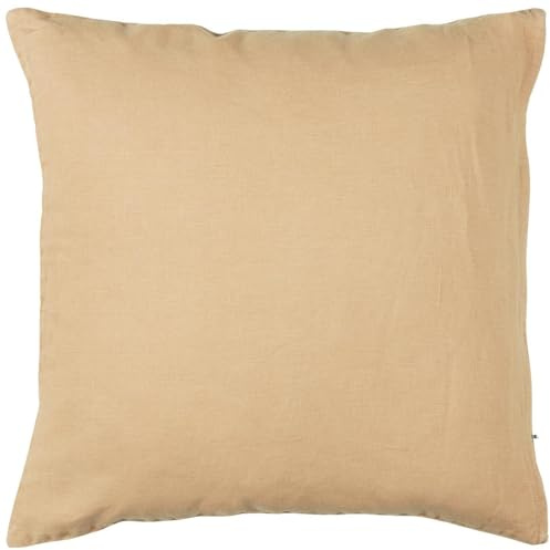 IB Laursen Kissenhülle Dekokissen Zierkissen Sofakissen Kissenbezug Cafe Creme 50x50, Leinen