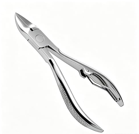 Podiatrist Nail Clippers, Professional Thick & Ingrown Toenail Clippers for Men & Seniors,Pedicure Clippers Toenail Cutters, Super Sharp Curved Blade Grooming Tool