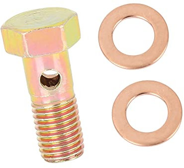 A ABSOPRO Voiture M8x1.0mm Métrique Filetage Banjo Boulons Frein Raccord Adaptateur