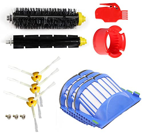 Confezione da 10 pezzi di ricambio per aspirapolvere iRobot Roomba serie 600 694 692 690 680 660 665 651 650 614 e 500 serie 595 585 564