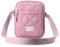 Reebok Womens Crossbody Bags - Lightweight Sling Cell Phone Purse, Quilted Small Crossbody Bags Women, Andrea Quilted Lilac, One Size