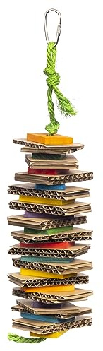 Prevue Pet Products Shredding Stack - Playfuls Physical & Mental Bird Toy 60247