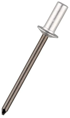 Aqxypas 30/50 Stück versiegelte wasserdichte Aluminium-Blindniete mit geschlossenem Ende 3,0 3,2 4,0 4,8 mm wasserdichte Nieten (Size : 30Pcs, Color : 4.0x10mm)
