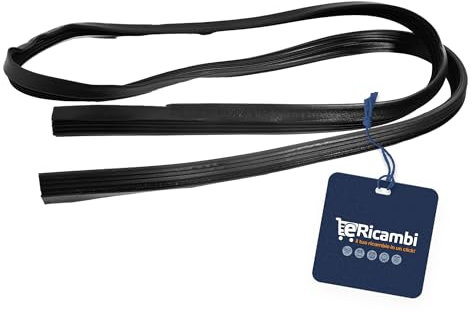 eRicambi® Guarnizione Perimetrale 3 Lati Bimescola Dello Sportello Lavastoviglie, Compatibile con Ariston Indesit, Lunghezza 1638 mm C00141317 | AF200, DVG622WH, L68AIT, LSE830TEU e Molti Altri