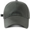 COTIDI Verstellbare Baseballkappe für Herren, 100 % Baumwolle, grau, One size