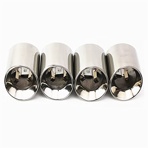 WOHOOD Auspuffblenden 4 Stück/Set Edelstahl-Auspuffspitzen Für B&M&W F87 M2 F80 M3 F82 F83 M4 F10 M5 F12 F13 M6 Universal-Auspuffspitze