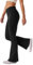 Glacspyg Damen Hose High Waist Schlaghose Bootcut Flared Yogahose Bauchtraining Elastische Freizeit Laufhose Schwarz L