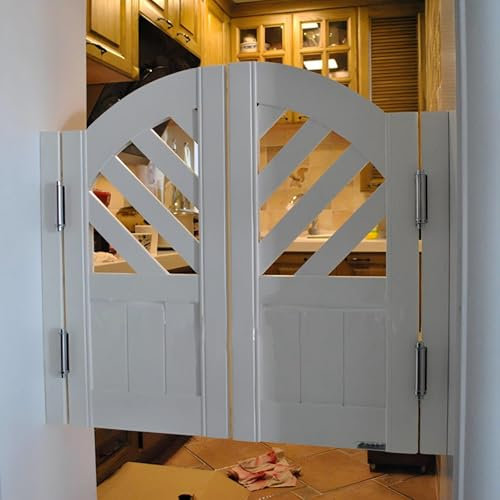 Schwingtüren For Cafés, Innenschwingtür Aus Massivholz, Salontür, Salon-Butlertür Mit Scharnieren, Zauntor For Bar, Küche, Terrasse, Emporium, Selbstschließend, Individuell(W80cm/31.5in)