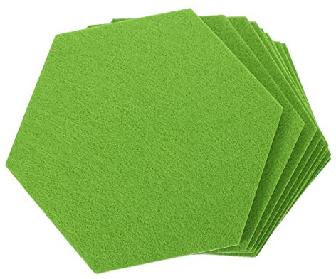 EXCEART Lot De 12 Panneaux Muraux Acoustiques Hexagonaux En Feutre Pour Tableau Daffichage Décoration De Bureau Maison Et École
