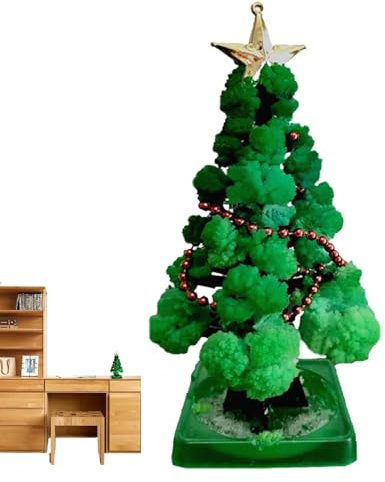Lisutupode Lot de 2 Arbres Magiques en Forme de Croissance, Arbre de Noël Magique, Arbre de Noël en Magique, Arbre de Noël de Table, Arbre créatif pour Filles, 9,5 x 14 cm