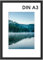 COMPOLICY Bilderrahmen A3 Rahmen Mit 29.7 X 42 Bilderrahmen Din A2 Schwarz Picture Frame Aufhängen Groß Collage Posterrahmen Für Fotos, Bilder, Poster