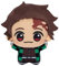 Zhongkaihua Kamado Tanjiro Plüsch-Anhänger, Figur, Anime, PP-Baumwolle, gefüllt, Auto, Zuhause, Tasche, Schlüsselanhänger, Dekoration, weiches Kissen für Fans