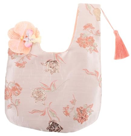 VALICLUD Japanische Tasche, Chinesische Knotentasche Mit Quastendesign Für Hochzeitsgeschenke Und Einweihungsgeschenke, Handtasche Im Orientalischen Stil Für Frauen