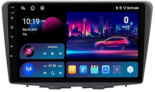 9 Zoll Android 14 Auto Stereo Für Suzuki Baleno 2 2015-2022 Plug and Play Multi-Touchscreen GPS Navigation Unterstützt WiFi/USB/Spiegel Link/Rückfahrkamera/Lenkradsteuerung Player