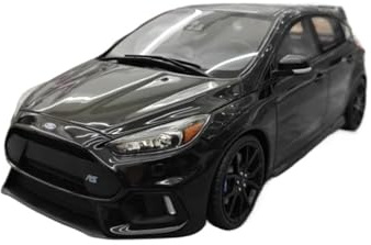 YLQERZ Scale Die-Cast Metal 1:18 For FOCUS RS Resin Car Model Decoration Adult Toy Ornament Garage Decor (black) For Vehicles Fans