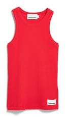 ARMEDANGELS Damen RIPP-Top aus Bio-Baumwoll Mix KANITAA Fitted Mars Red XXL